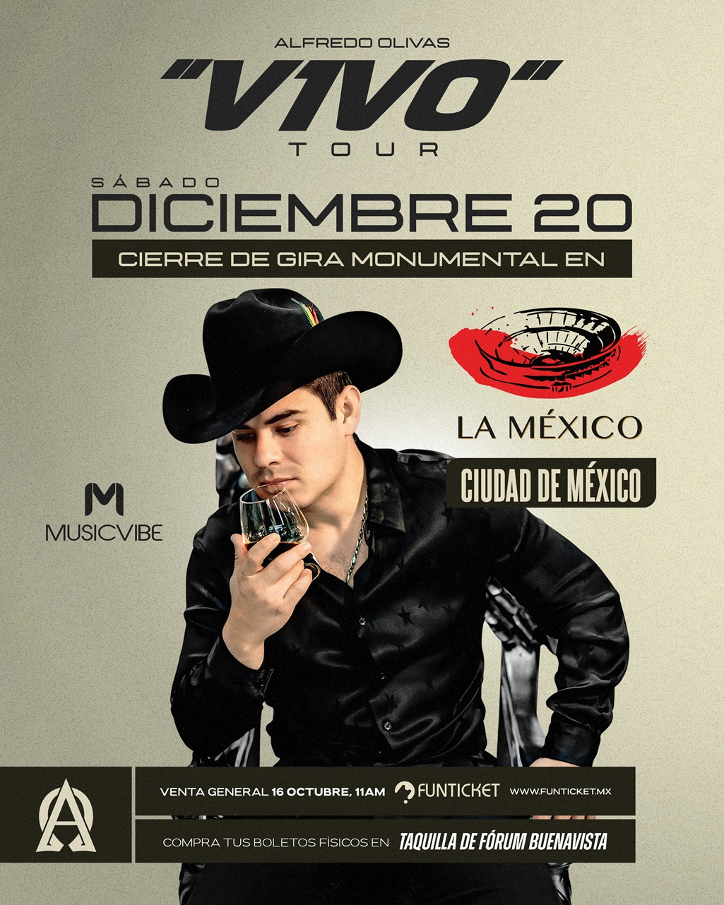 ALFREDO OLIVAS PLAZA MEXICO OCT 2025 CARTEL
