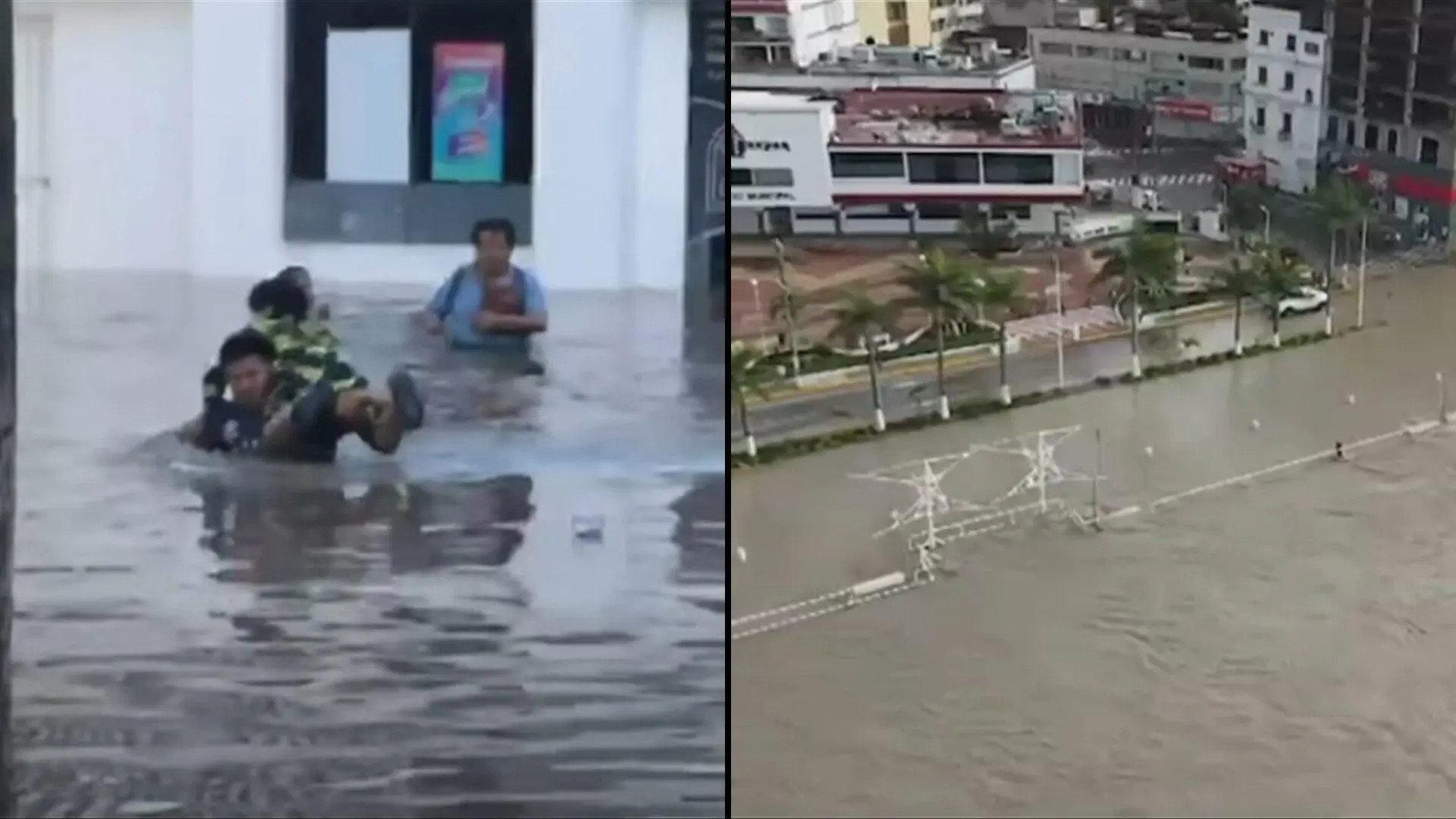 Fuertes lluvias desbordan ríos y dejan ‘bajo el agua’ a Álamo, Veracruz