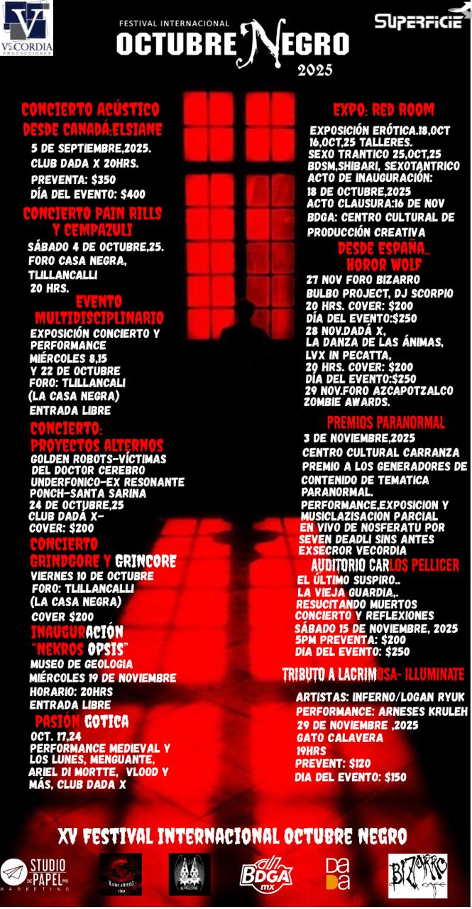 OCTUBRE NEGRO OCT 2025 CARTEL