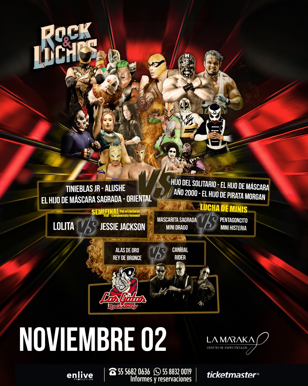 ROCK LUCHAS OCT 2025 LA MARAKA