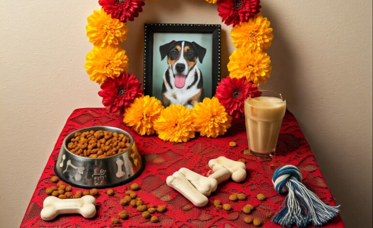 esto es lo que debes colocar en el altar de dia de muertos para tu mascota