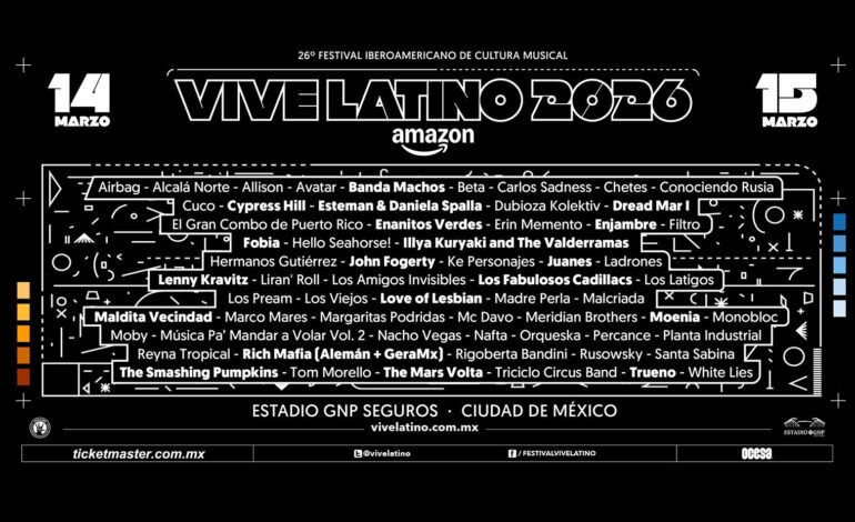 Los códigos se develan para una nueva y poderosa edición de Vive Latino pesentado por Amazon