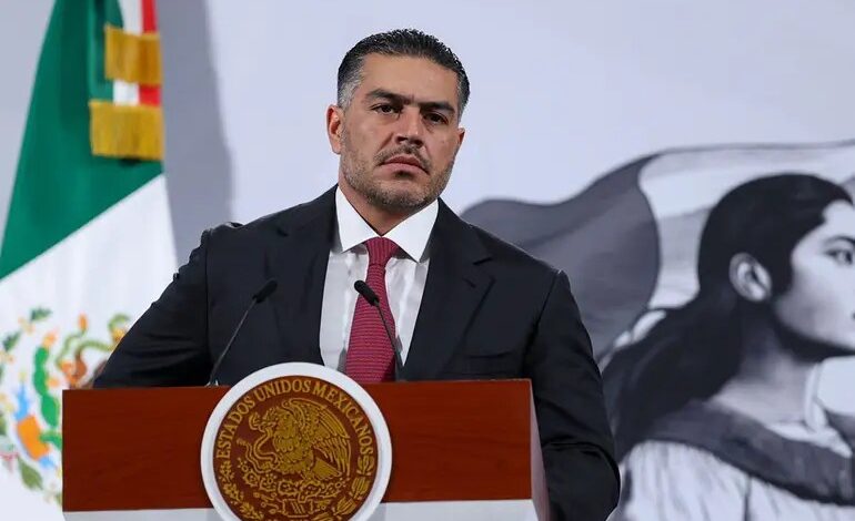 García Harfuch descarta vínculo de escoltas de alcalde de Uruapan con grupos criminales