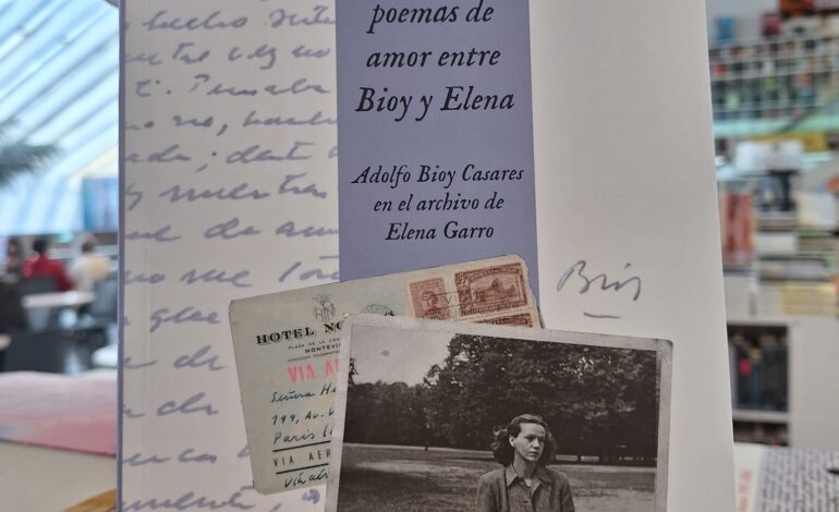Salen a la luz las cartas y poemas de amor entre Bioy y Elena Garro