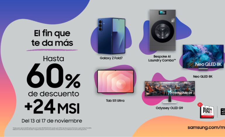 Durante este Buen Fin aprovecha las ofertas de Samsung