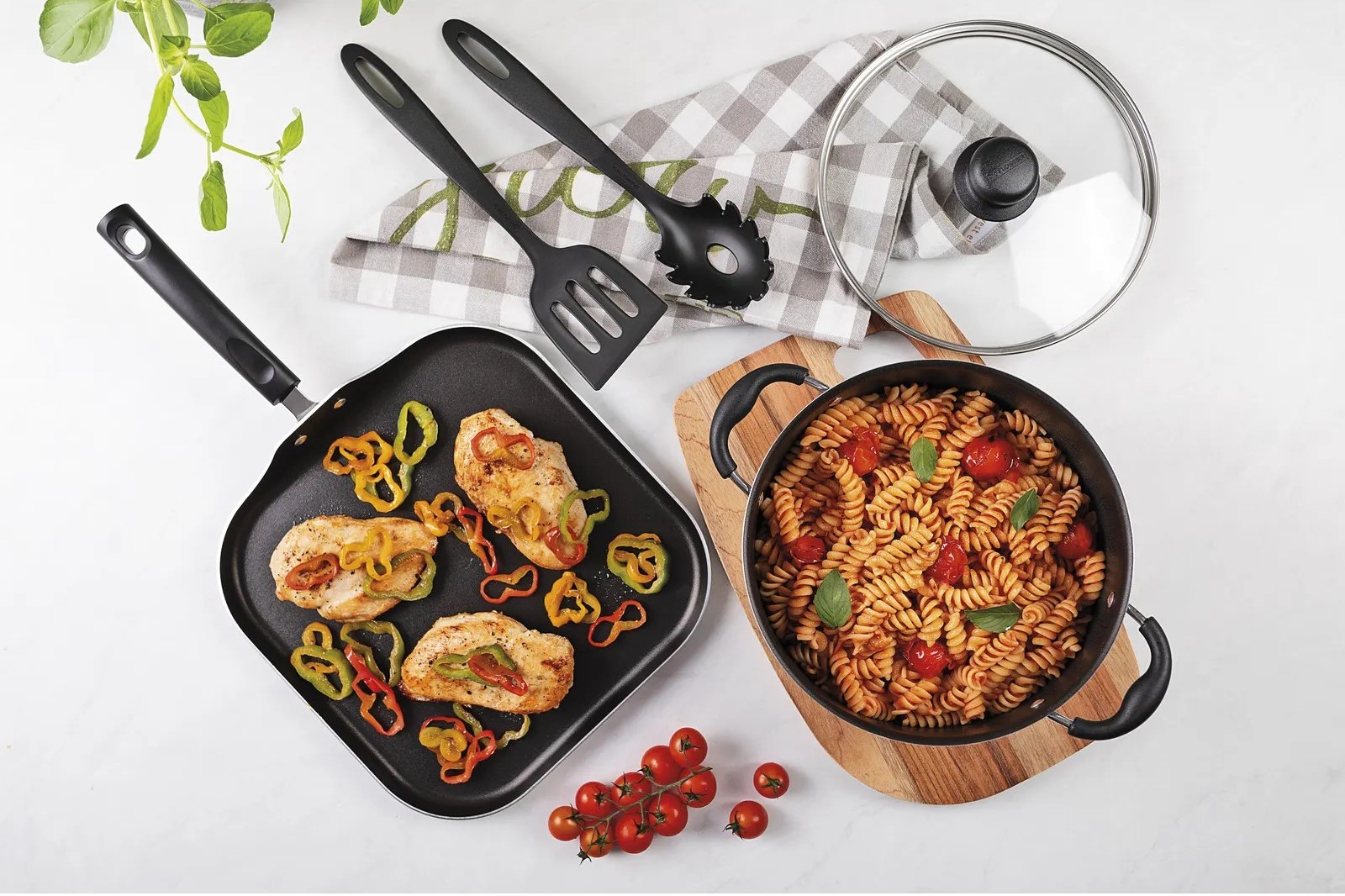 TRAMONTINA Bateria Primaware gris 18pzs