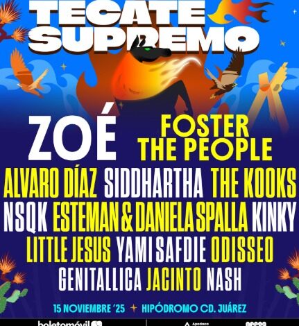 Zoé, Foster The People y Belanova encabezan la fusión más poderosa del norte: Tecate Supremo 2025