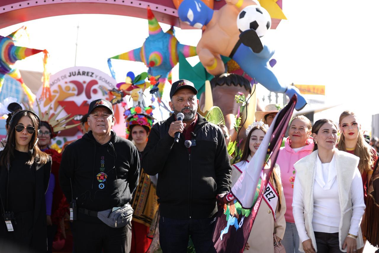 Ciudad Juárez conmemora su 366 aniversario con un multitudinario desfile conmemorativo