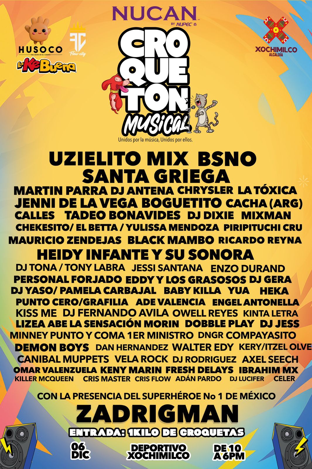 CROQUETON MUSICAL XOCHIMILCO DIC 2025 CARTEL