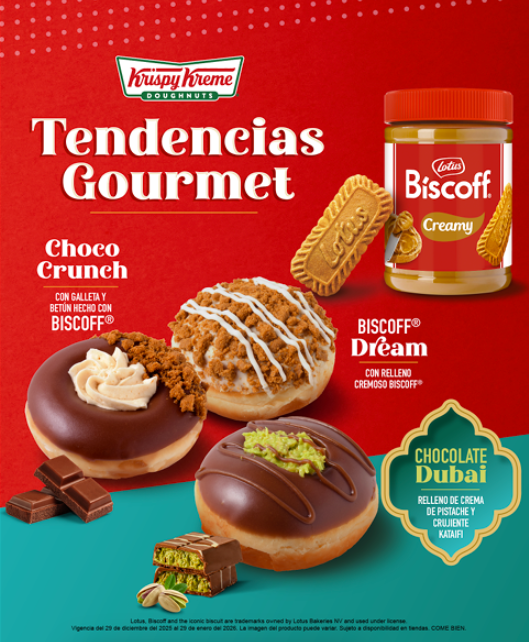 Lotus Biscoff® y Krispy Kreme® presentan una colección gourmet que eleva el antojo a un nivel internacional