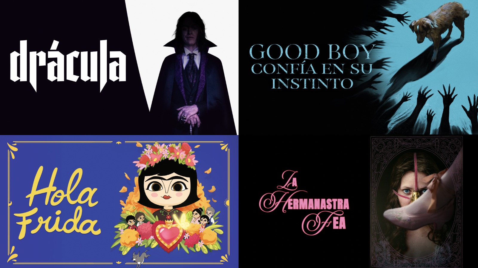 Cierra el año con cine de terror con los estrenos de Drácula, Good Boy: Confía en su instinto y La hermanastra fea en plataformas digitales