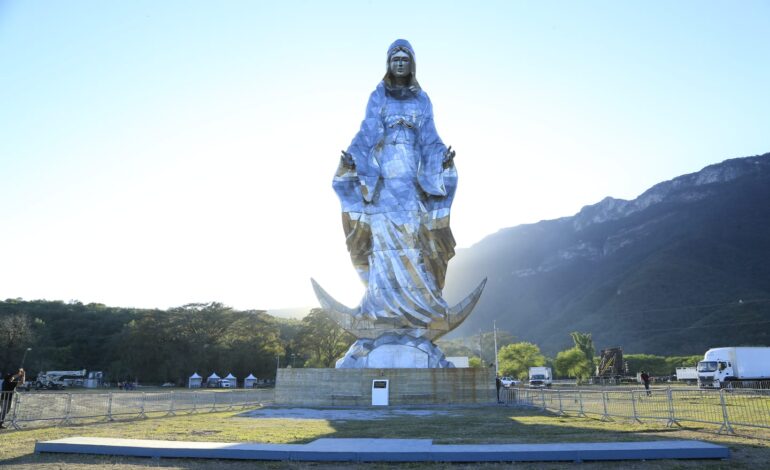 Entrega Américo este viernes la monumental escultura de la Virgen de la Misericordia