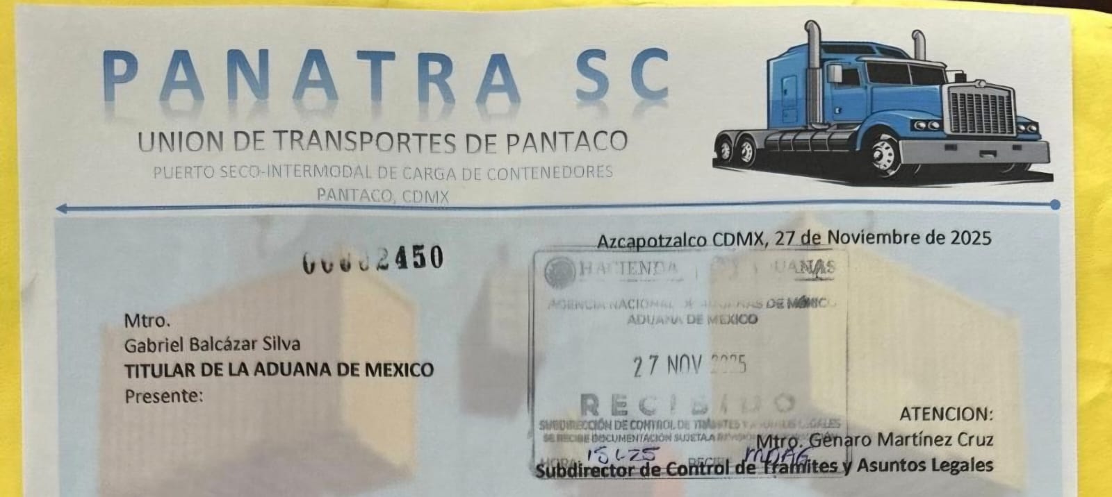 Transportistas de la CDMX denuncian extorsiones por parte de personal del SAT y de AGACE; piden se investigue