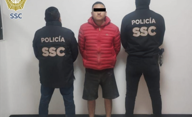 Detienen en Azcapotzalco a presunto extorsionador ligado al narcomenudeo