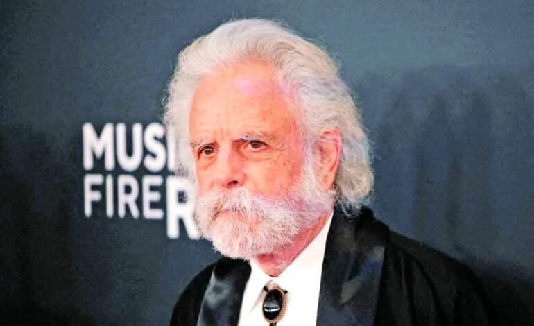 Muere Bob Weir, cofundador de Grateful Dead, a los 78 años