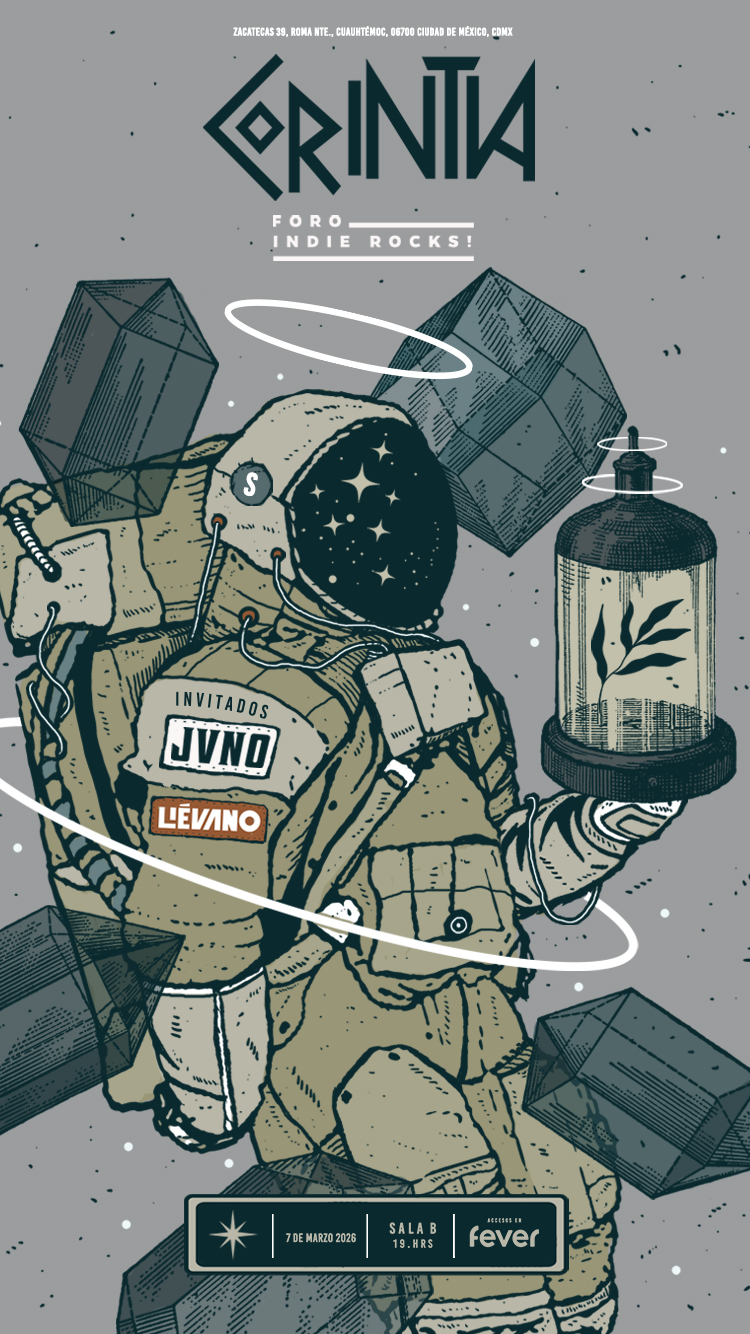 CORINTIA INDIEROCKS MARZO 2025 CARTEL