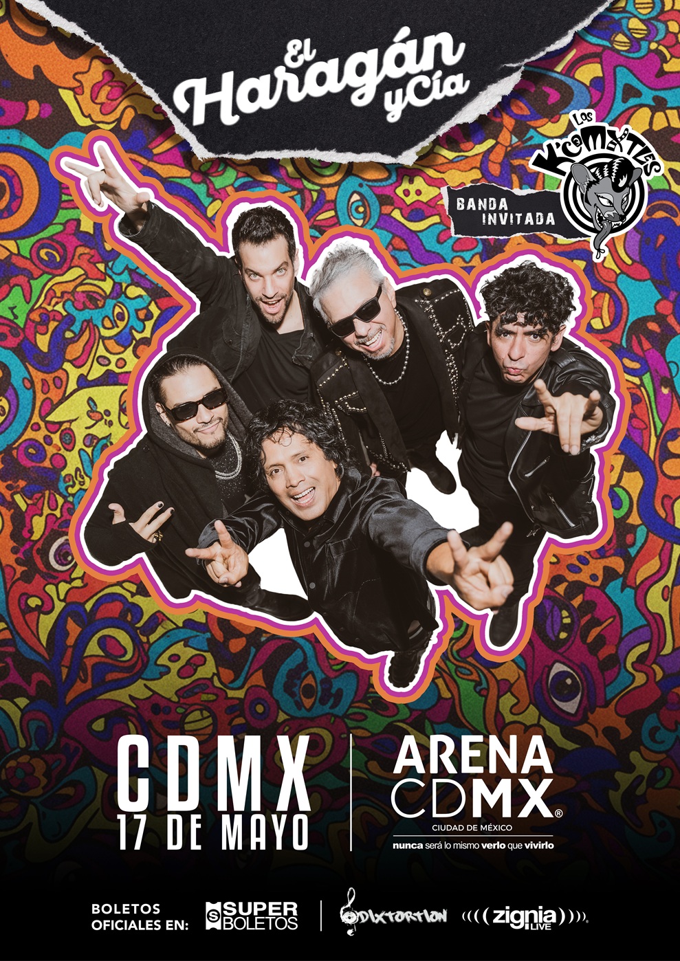 HARAGAN Y CIA ARENA CDMX MAYO 2026 CARTEL 1