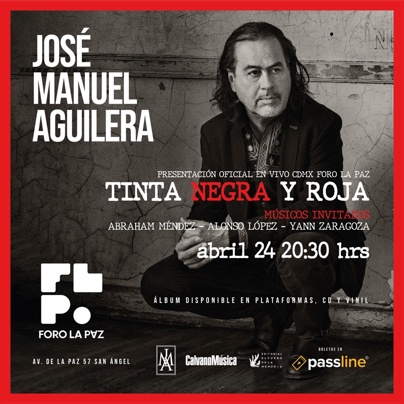 JOSE MANUEL AGUILERA ABR 2026 CARTEL FORO LA PAZ
