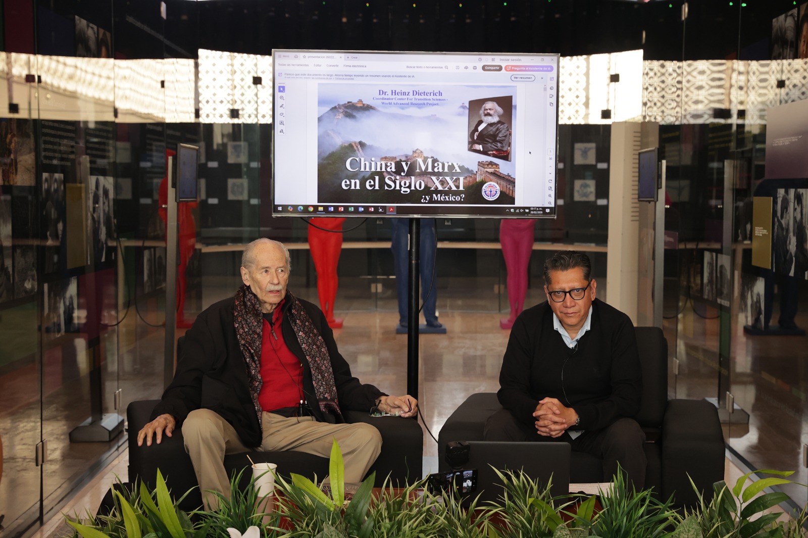 El Museo Legislativo de la Cámara de Diputados presenta el libro «China y Marx en el Siglo XXI ¿Y México?», de Heinz Dieterich