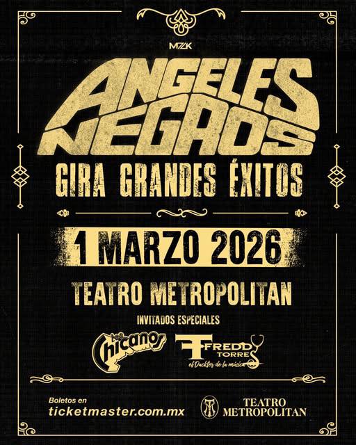 ANGELES NEGROS MAR 2026 CARTEL METROPOLITAN