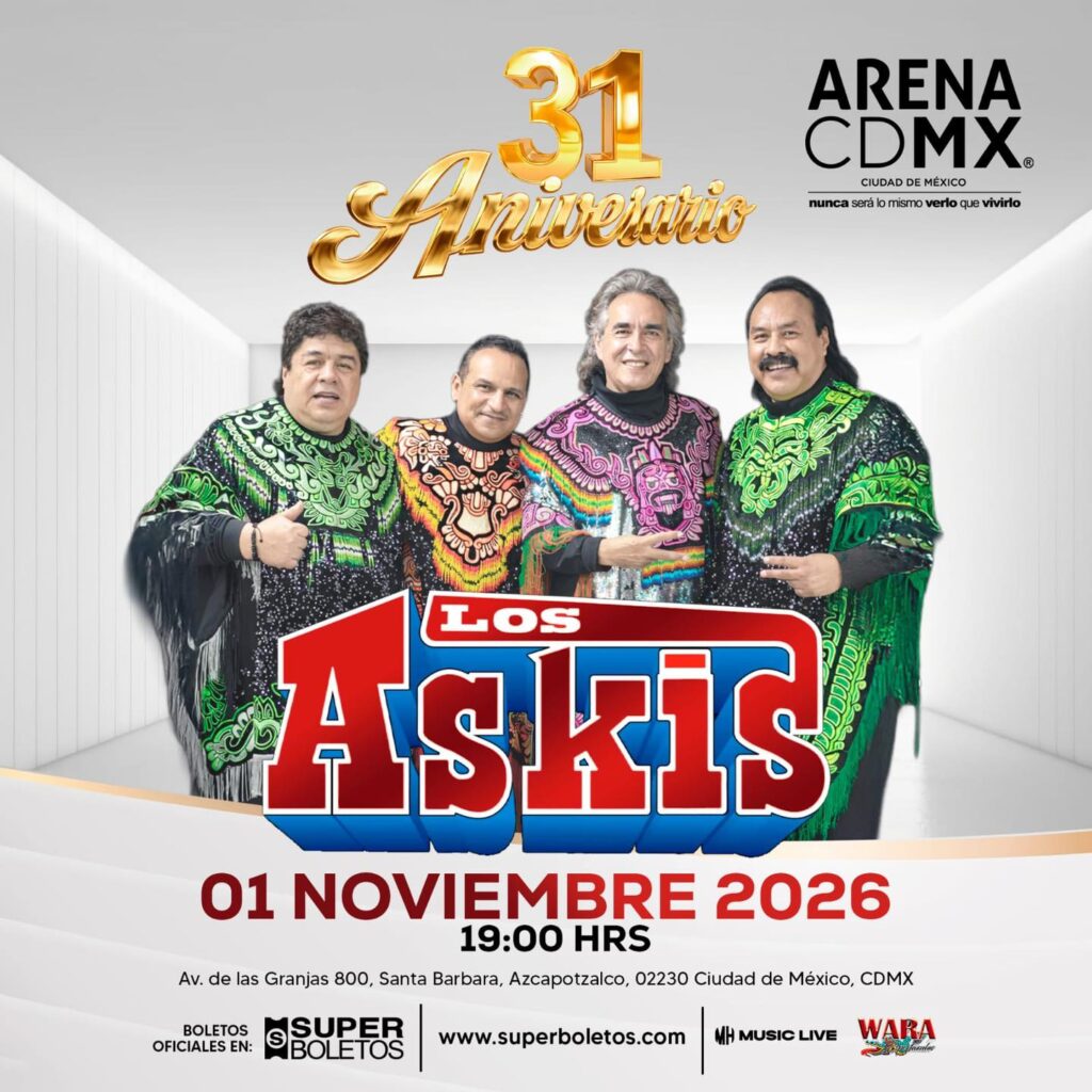 ASKIS ARENA CDMX NOV 2026 CARTEL
