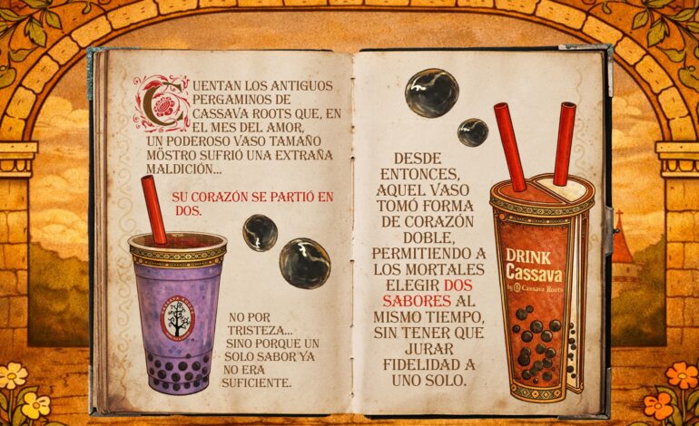 Cassava Roots presenta una experiencia especial por San Valentín que transforma la forma de compartir bebidas