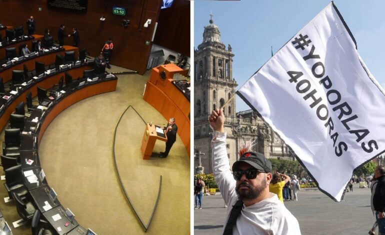 Avanza en el Senado reforma para reducir jornada laboral de 48 a 40 horas en 2030