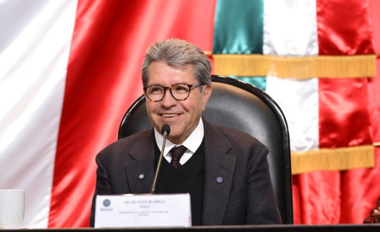 Acierto político, haber alcanzado un acuerdo entre Morena, PVEM y PT en torno al ‘Plan B’ de la reforma electoral: Ricardo Monreal