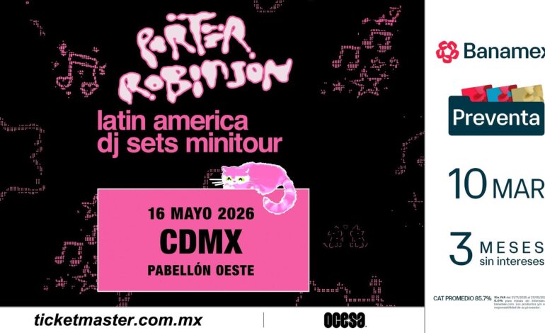 ¡Porter Robinson está de regreso para encender a la Ciudad de México con su inigualable vibra!