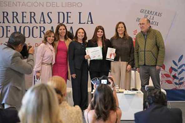 Presenta Laura Ivonne Ruiz el libro “Guerreras de la democracia: mujeres que nunca se rindieron”, de Melissa Vargas
