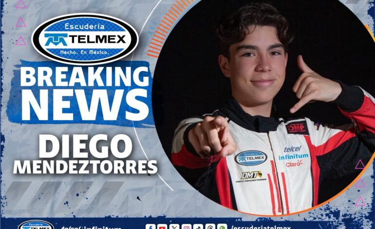 DIEGO MENDEZTORRES ESCUDERIA TELMEX ABRIL 2026 FOTO1