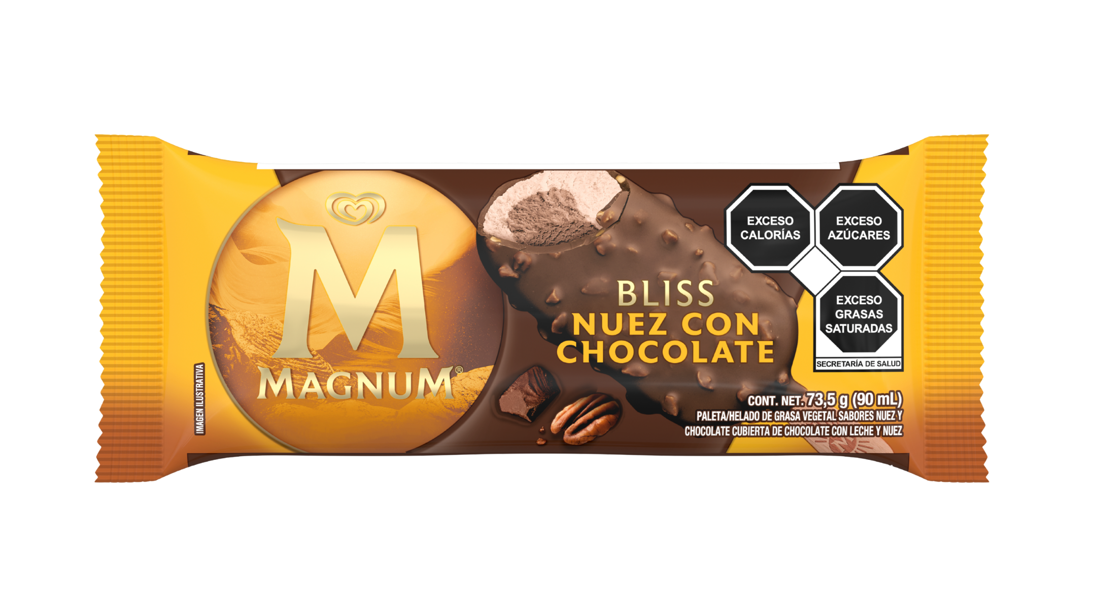 MAGNUM® BLISS Nuez con Chocolate: estilo y sofisticación en cada capa