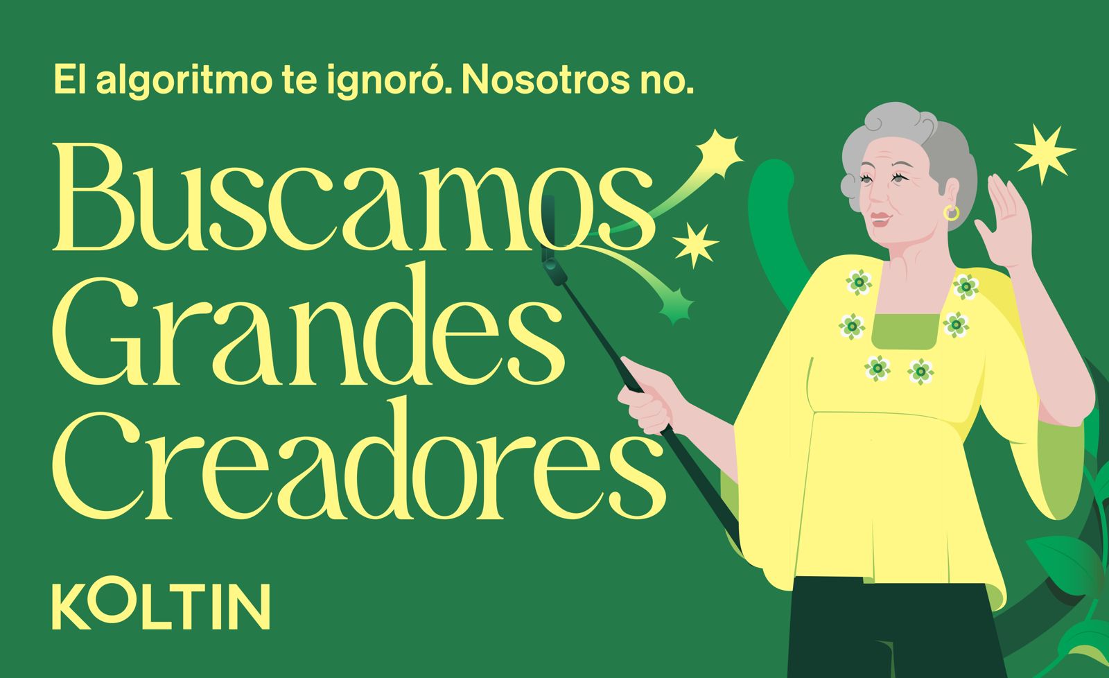 La edad es grandeza: Koltin lanza una búsqueda nacional de creadores de contenido mayores de 50 años