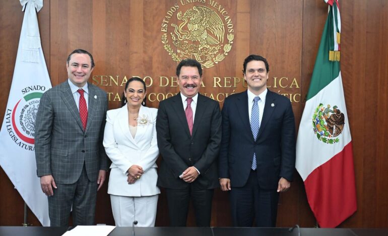 Fortalecen Senado y Congreso de Tamaulipas colaboración institucional para mejorar labor legislativa