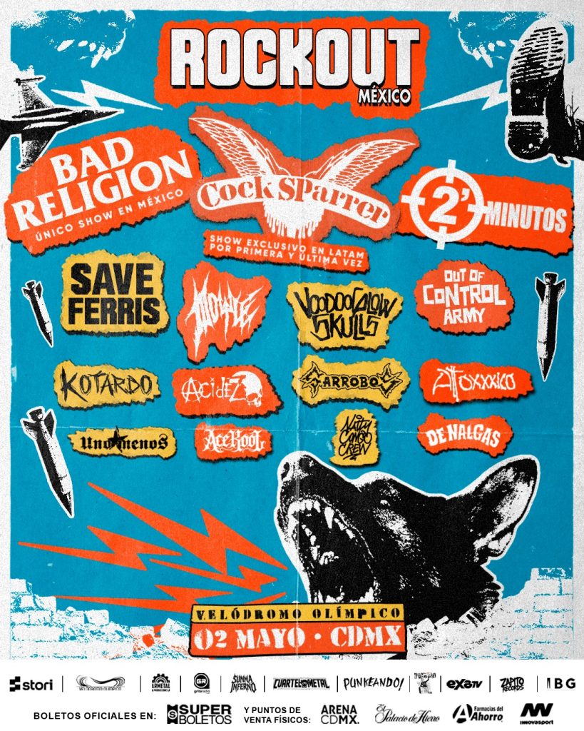 ROCKOUT BOL 2 MINUTOS NUEVO CARTEL MAYO 20266