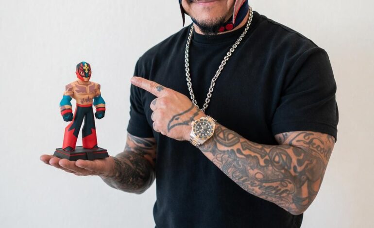 Rey Mysterio y ¡Viva Calavera! conquistan el mundo del coleccionismo