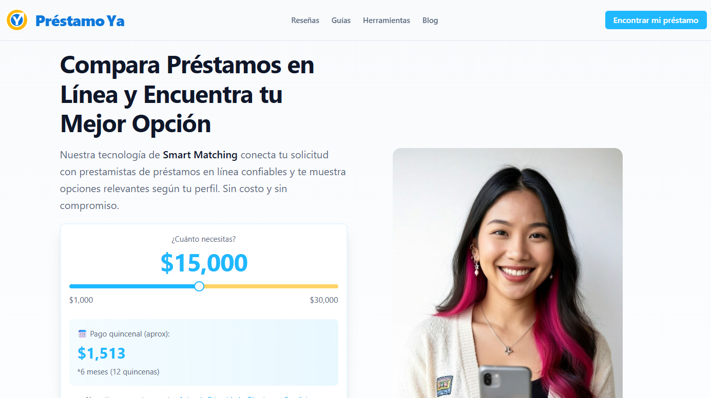 Préstamo Ya conecta a usuarios con el prestamista en línea de mayor aprobación en México
