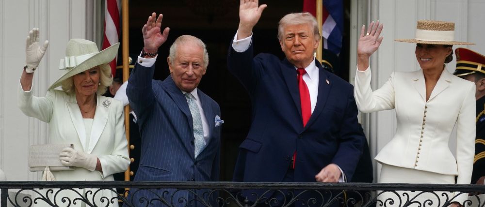 Donald Trump y Melania Trump reciben a Carlos III y Camila en la Casa Blanca