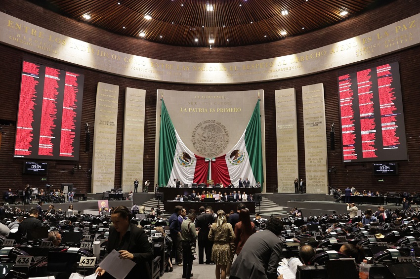 Por mayoría calificada, la Cámara de Diputados aprobó, en lo general, aplazar la siguiente elección judicial al primer domingo de junio de 2028