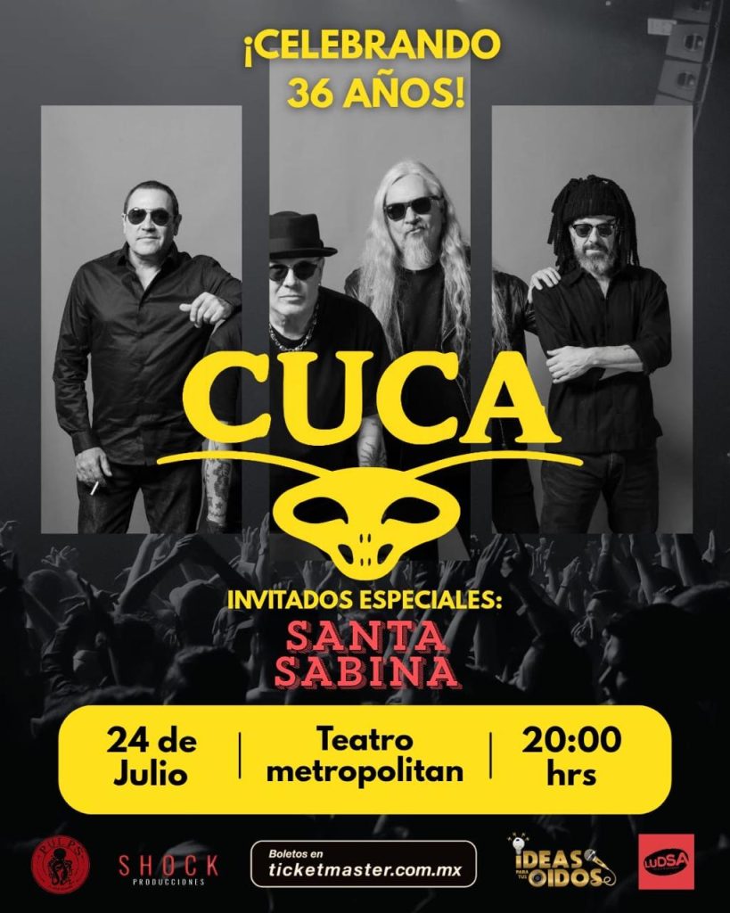 CUCA METROPOLITAN 24 JULIO 2026 CARTEL