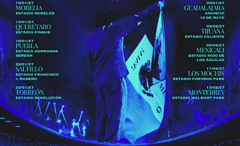 Junior H continúa haciendo historia con:   “Tour Estadios México 2027”