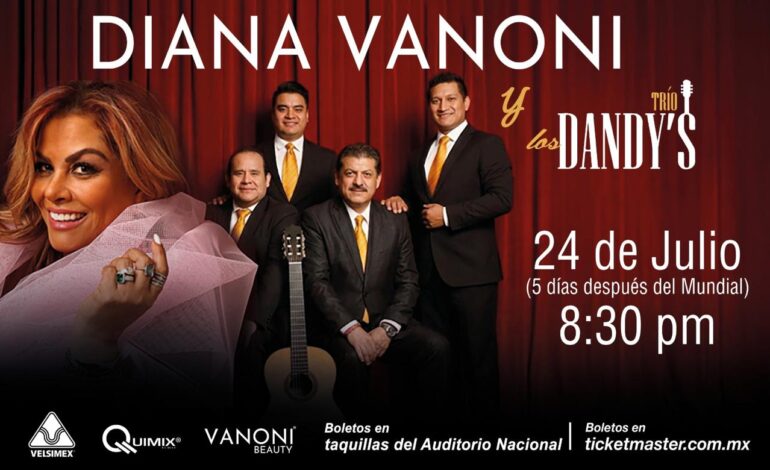 Diana Vanoni y el Trío Los Dandys prometen una noche de romanticismo inolvidable en el Lunario