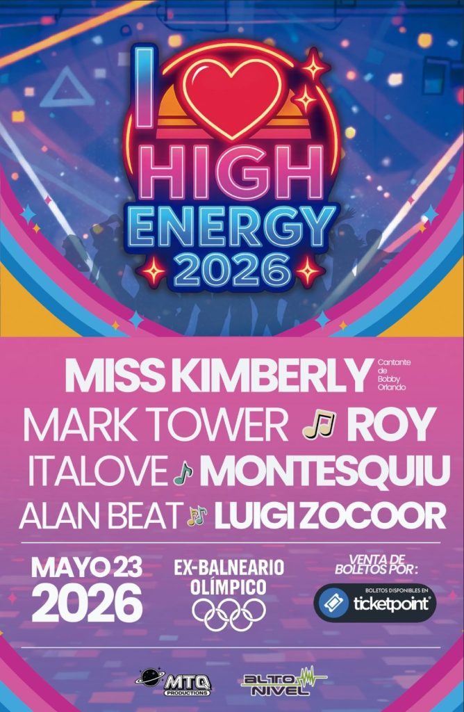 I LOVE HIGH ENERGY EXBALNEARIO MAYO 2026 CARTEL 1