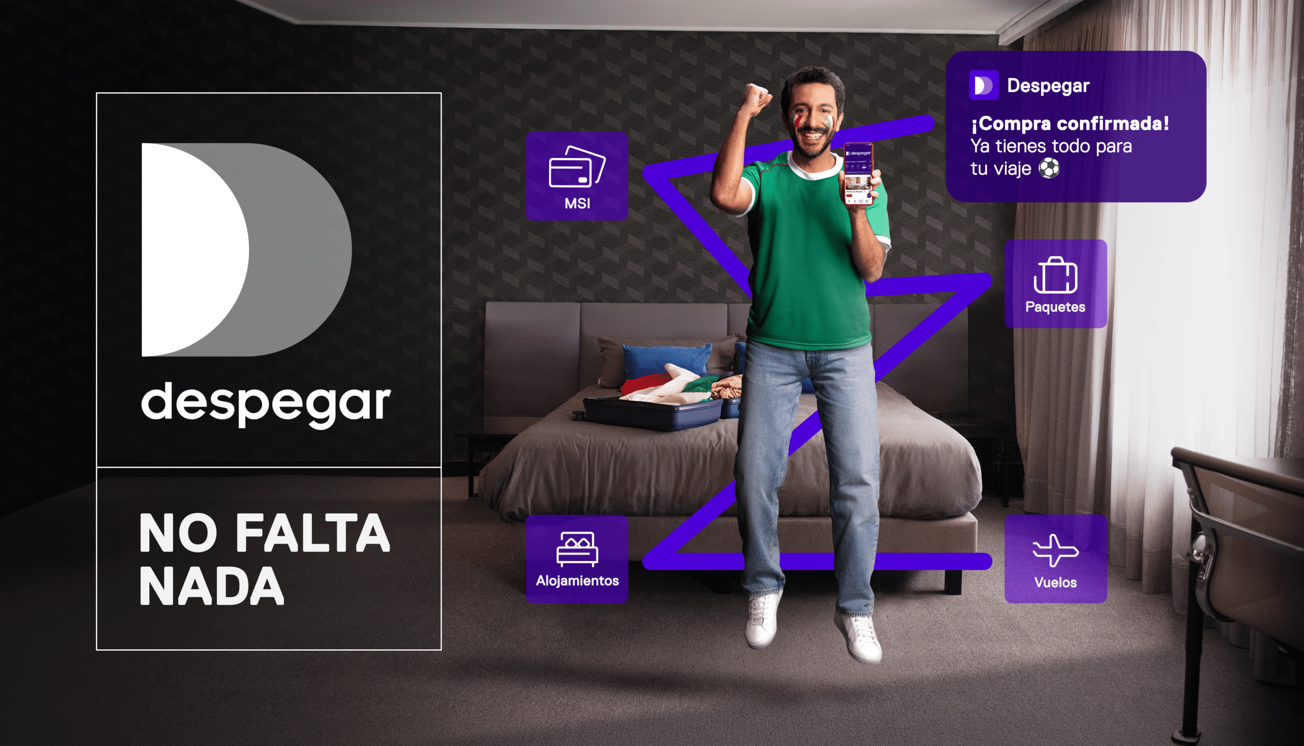 Despegar lanza «No falta nada», su nueva campaña para impulsar una experiencia de viaje integral