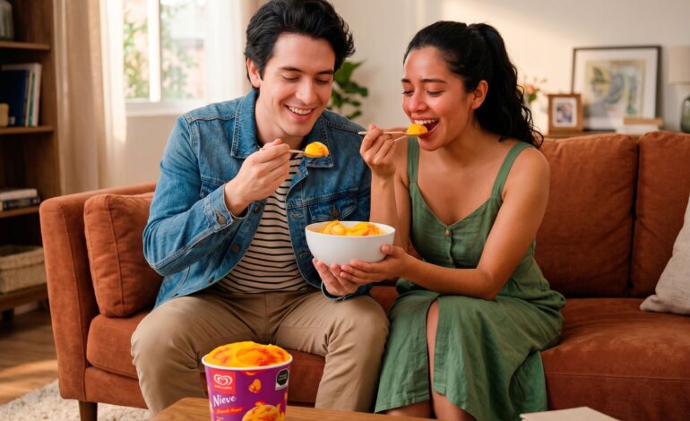 Helados Holanda presenta Nieve de Mango Flamin’ Hot