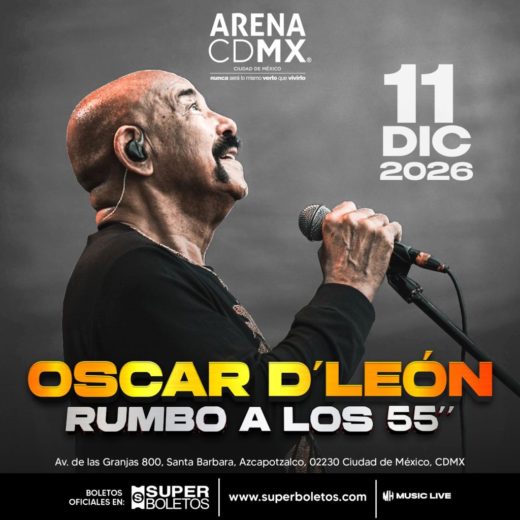 OSCAR D´LEON DICIEMBRE 2026 ARENA CDMX CARTEL