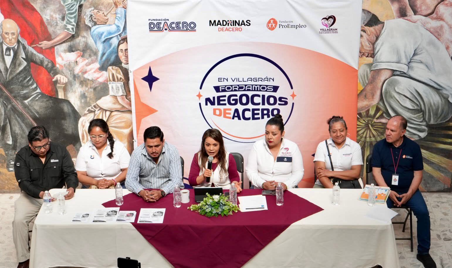 Fundación DEACERO, Fundación ProEmpleo y el Gobierno Municipal de Villagrán presentan «Emprendimientos DEACERO», iniciativa para fortalecer la economía familiar