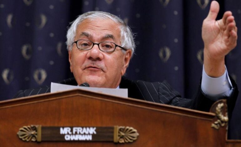 Muere a los 86 años Barney Frank, congresista demócrata y pionero en los derechos gay