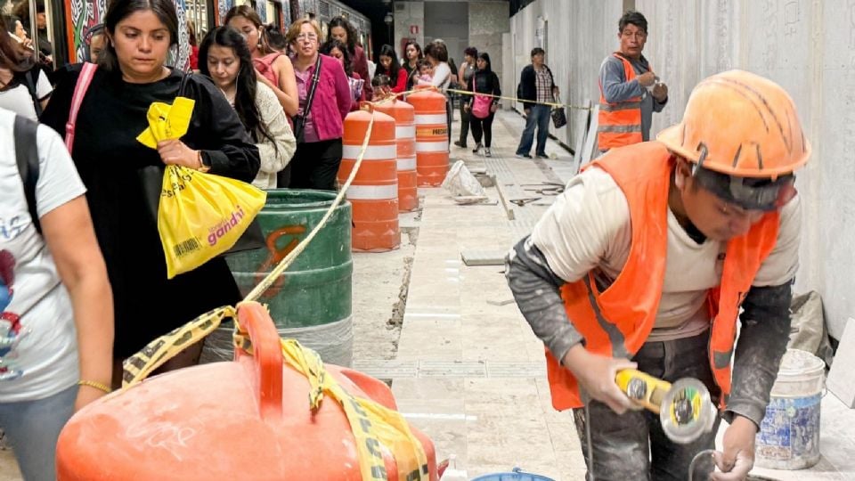 CDMX trabaja contrarreloj: cierran 10 estaciones de la Línea 2 del Metro este fin de semana para concluir trabajos antes del Mundial