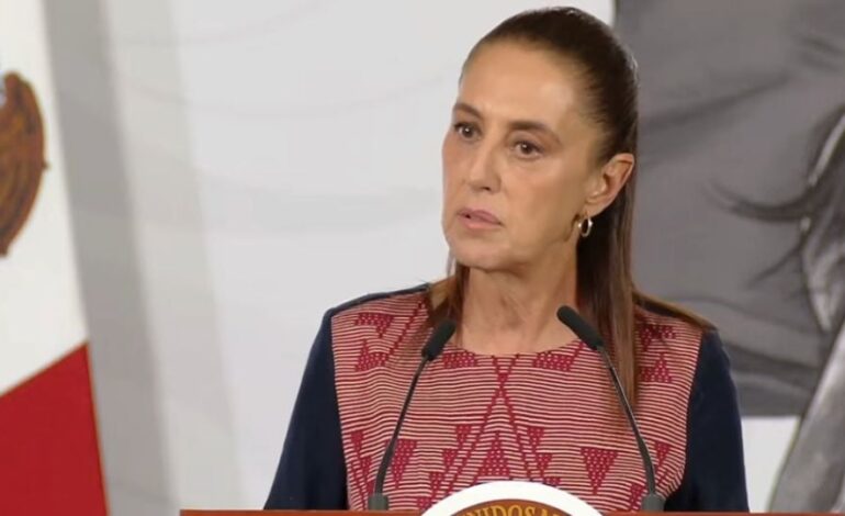 «No hay imputación, son procedimientos», dice Sheinbaum tras citatorios de la FGR a Rocha Moya y Maru Campos